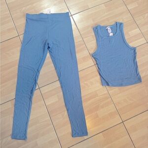 NWT!  Victorias Secret Blue Lounge Wear Set!
Size XS